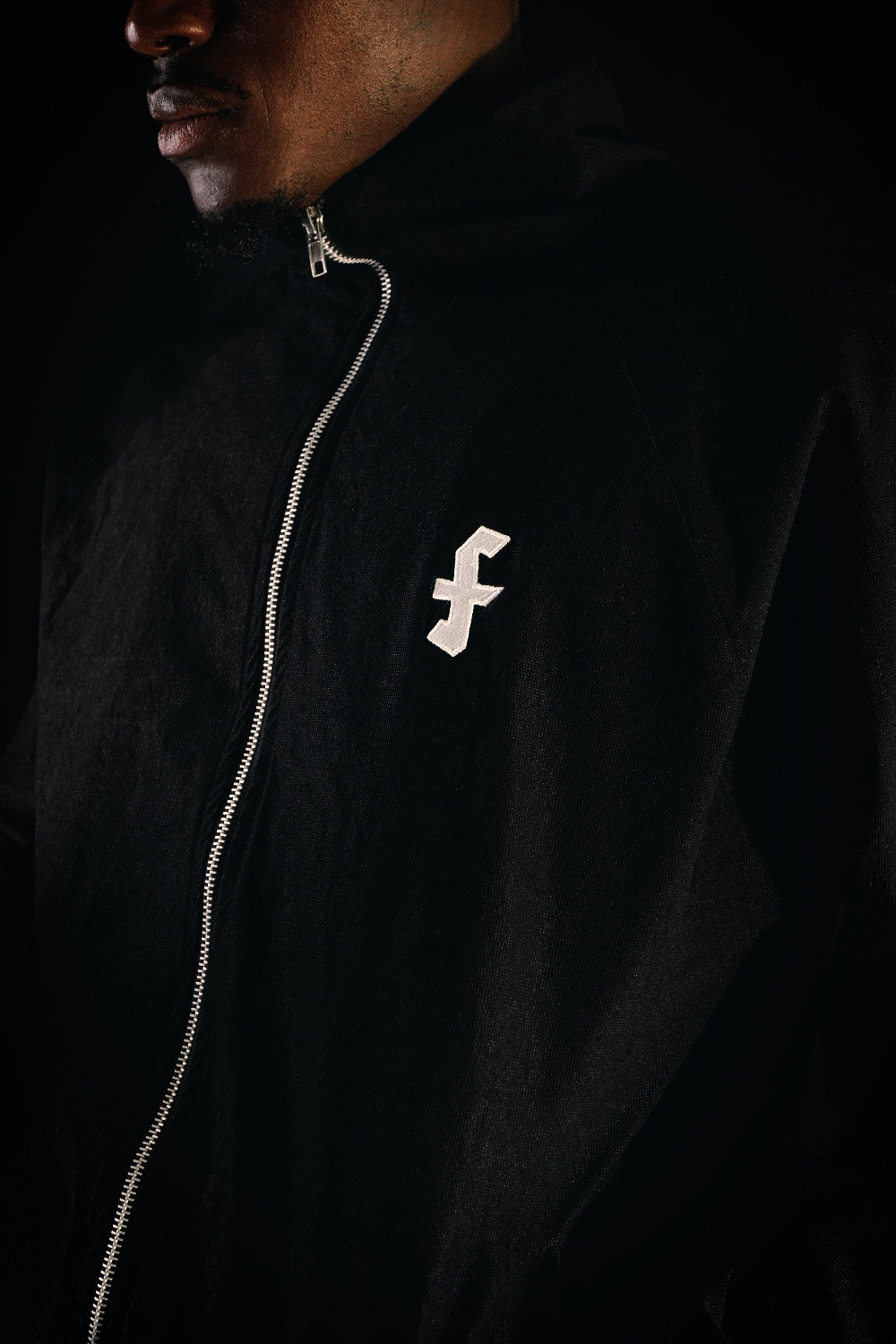 BLACK RIPSTOP TRACKIE