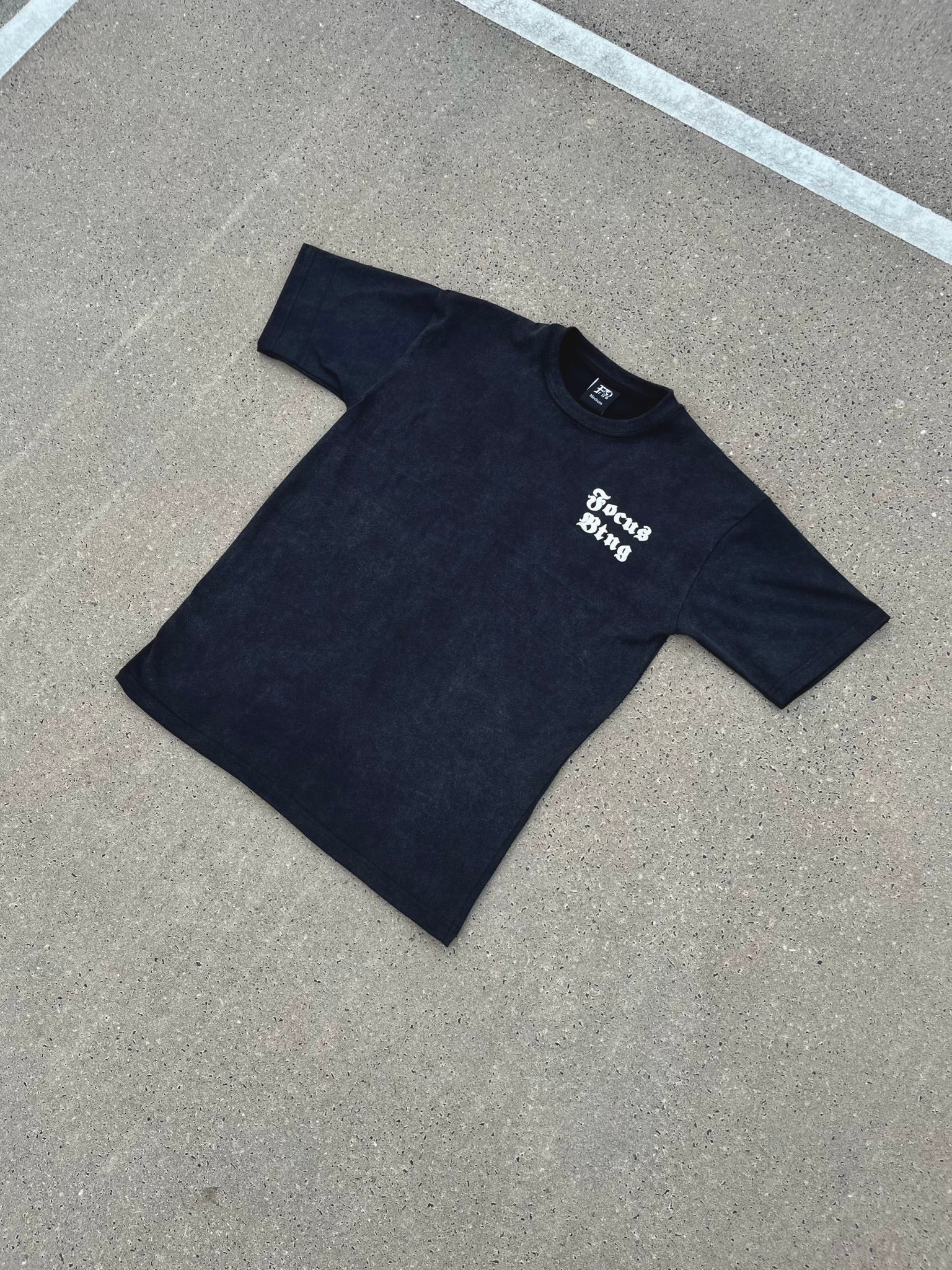 Washed t-shirt (Black)