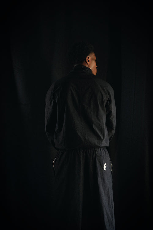 BLACK RIPSTOP TRACKIE