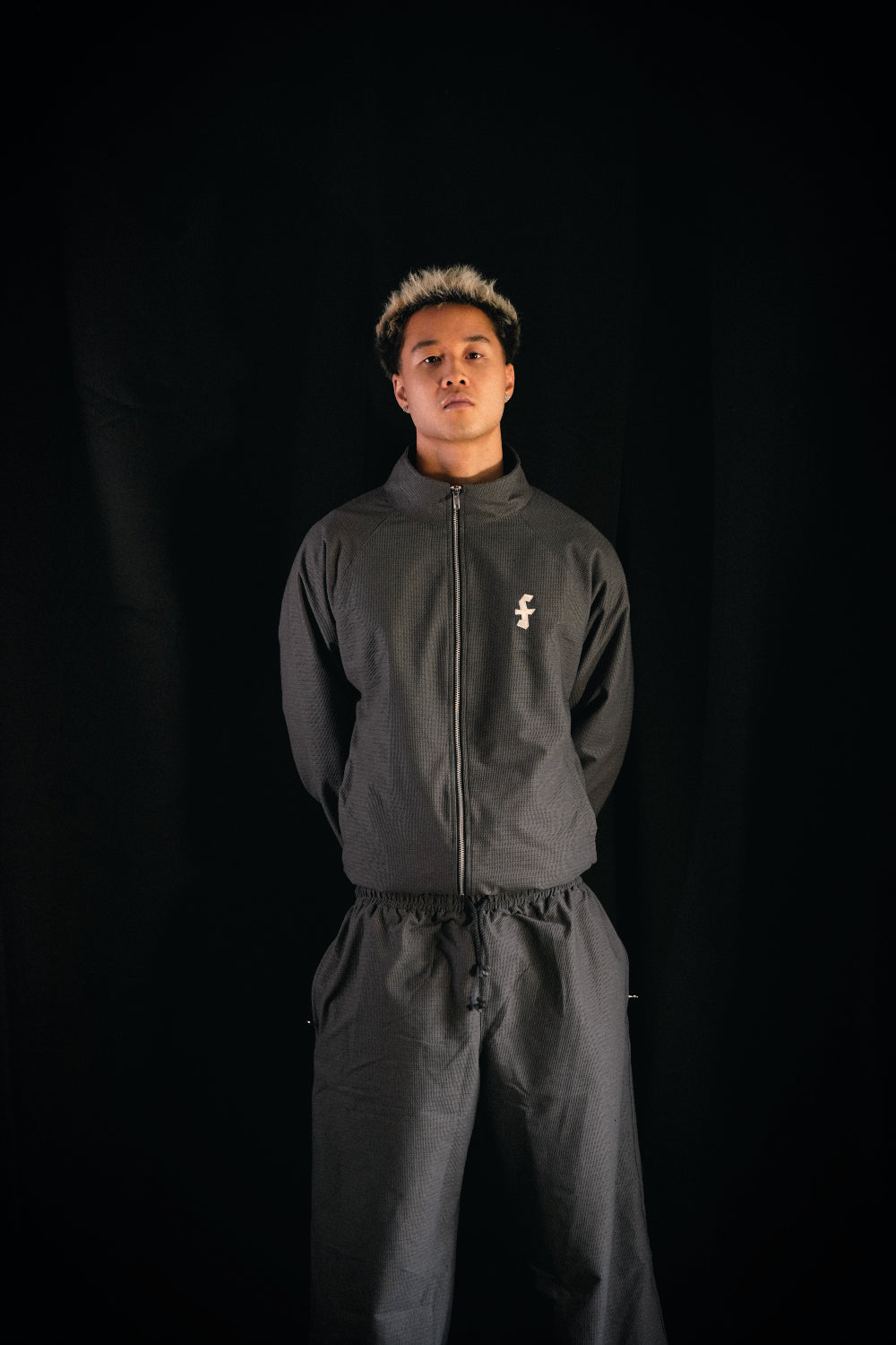 GREY RIPSTOP TRACKIE