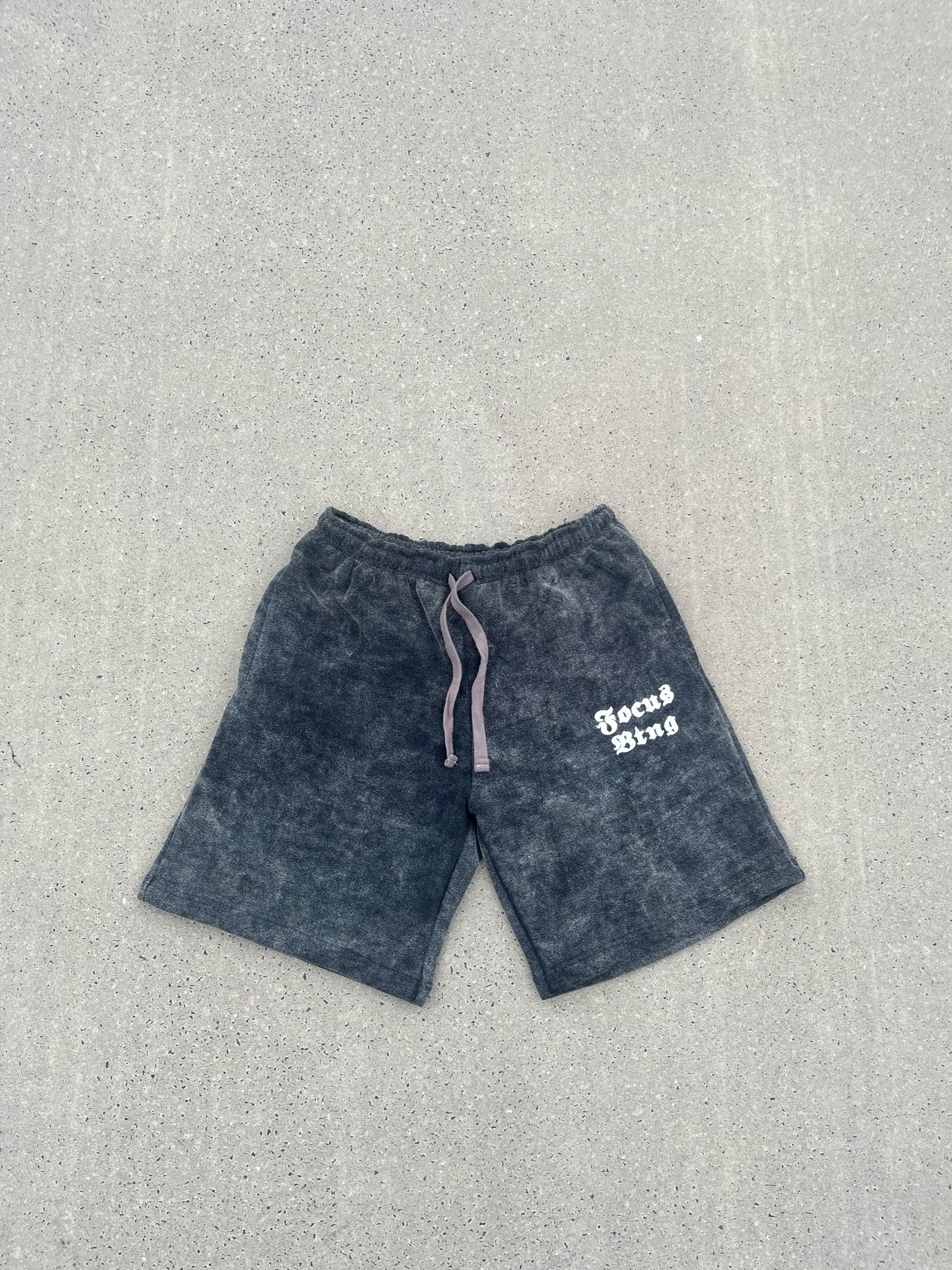 Washed shorts (Grey)