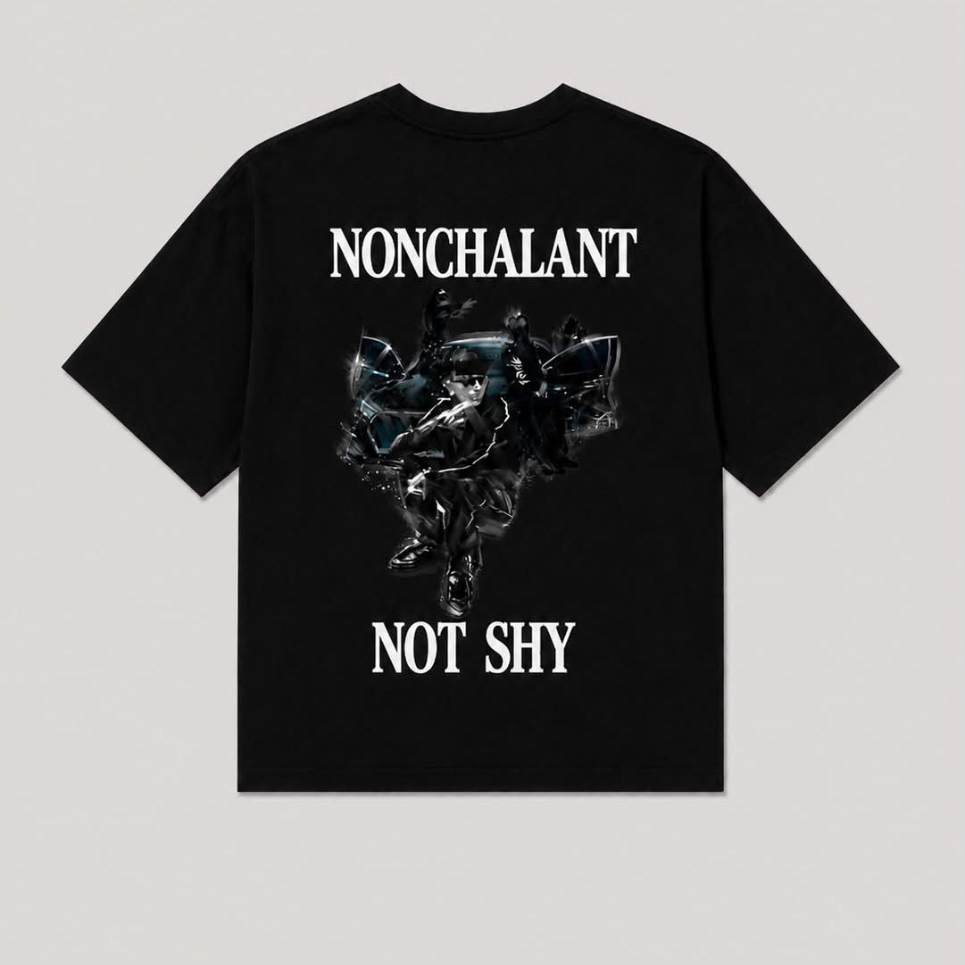 NOT SHY T-SHIRT (BLACK)