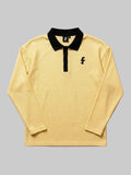 WAFFLE POLO - BUTTER YELLOW