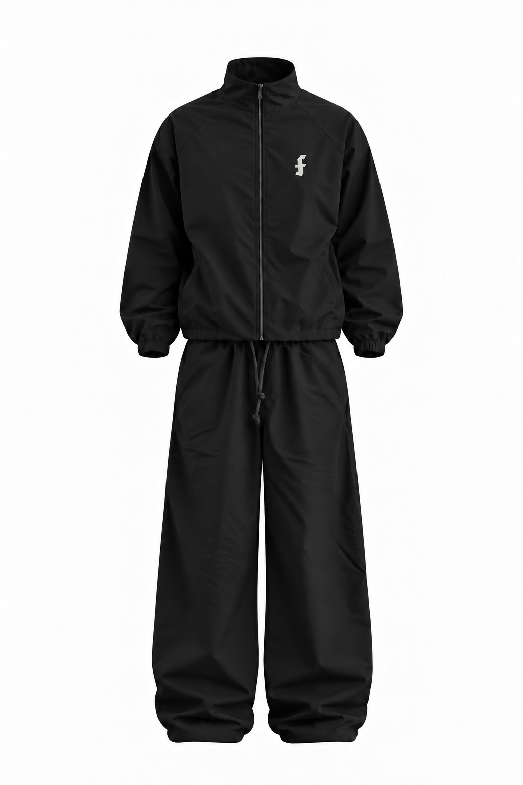 BLACK RIPSTOP TRACKIE